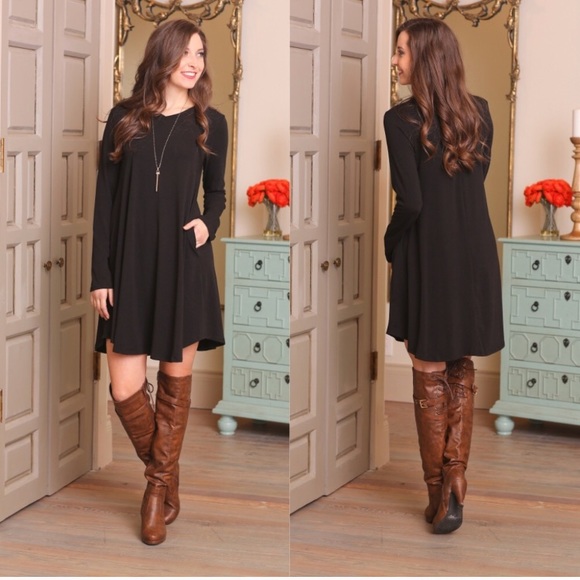 LAST (M) V-Neck Dress - Picture 2 of 3